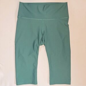Old Navy Blue-Green High-Waisted  Capri Leggings